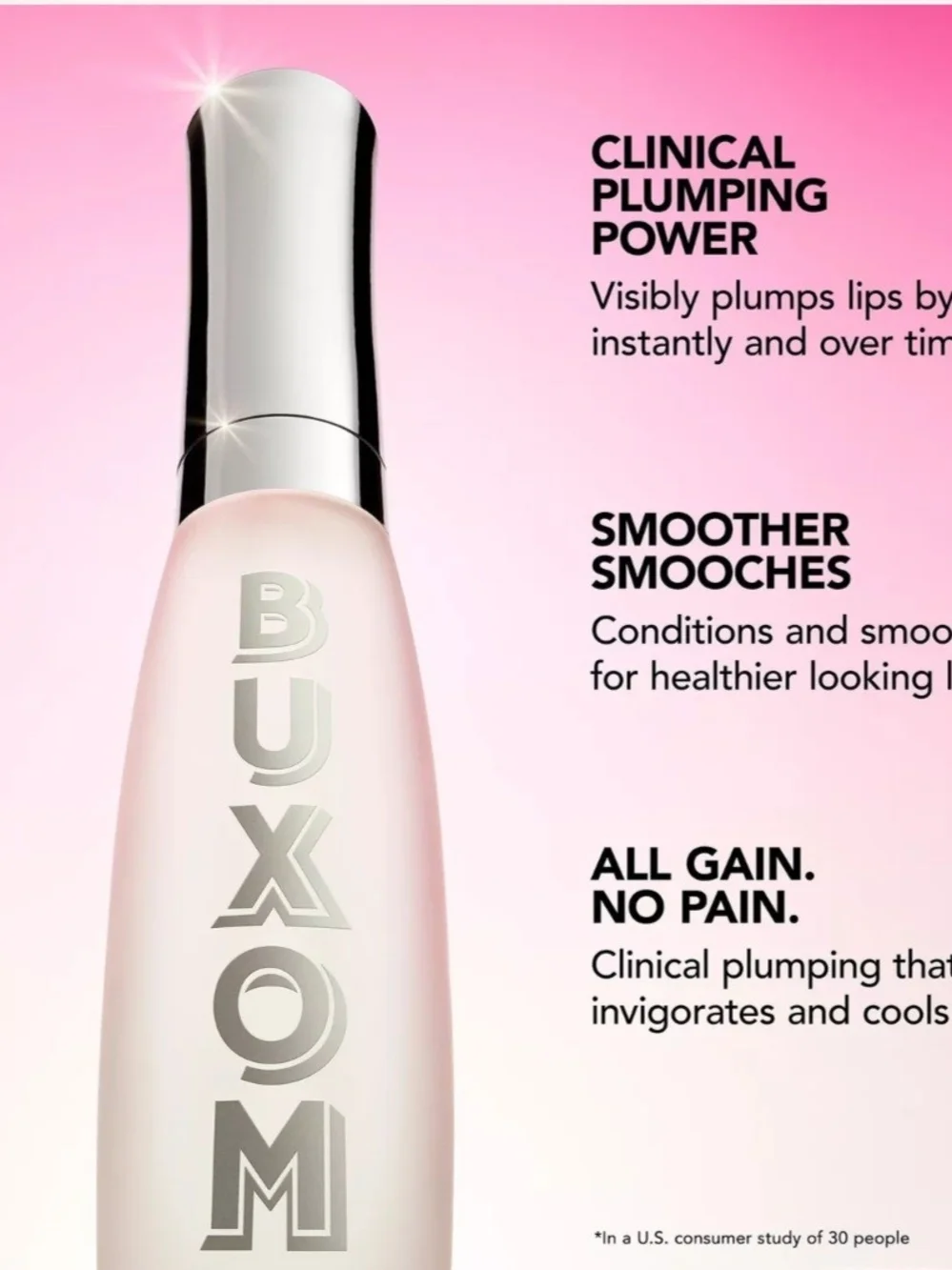 BUXOM COSMETICS Plump Shot Peptides Lip Serum In Spellbound Pink  NIB Retail $29